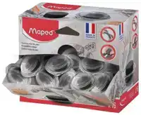 KNEEDGUM MAPED DISPLAY 16 STUKS ZWART