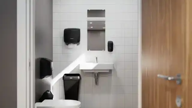 HANDDOEKDISPENSER KATRIN KLEIN ZWART