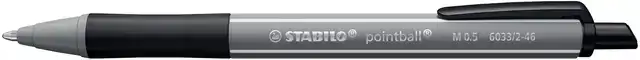 BALPEN STABILO POINTBALL COLORFUL ZWART