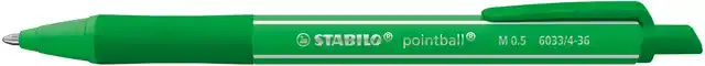 BALPEN STABILO POINTBALL COLORFUL GROEN