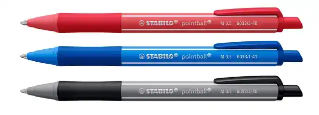 BALPEN STABILO POINTBALL COLORFUL ASS