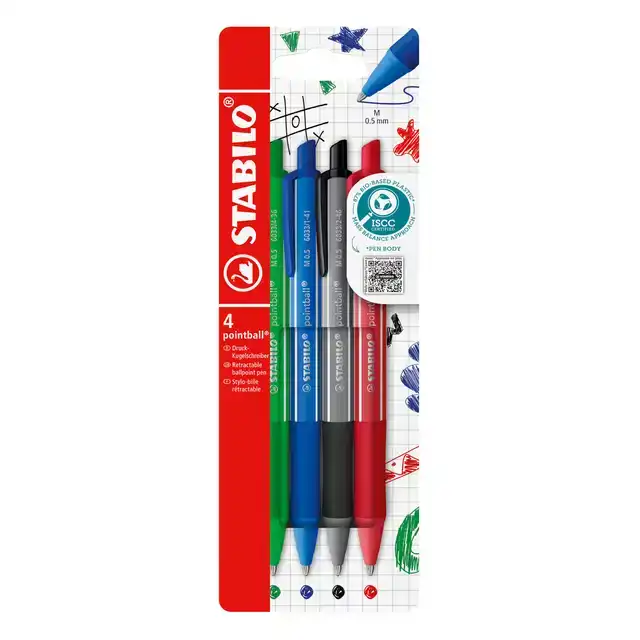 BALPEN STABILO POINTBALL COLORFUL ASS