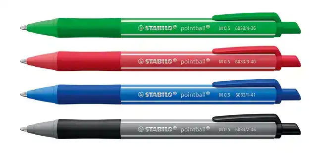 BALPEN STABILO POINTBALL COLORFUL ASS