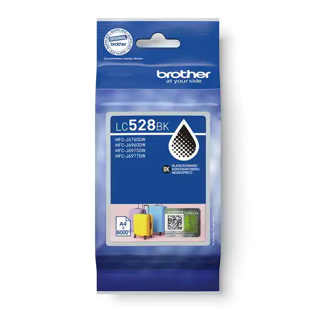 INKTCARTRIDGE BROTHER LC-528BK ZWART