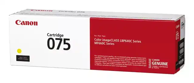 TONERCARTRIDGE CANON 075Y GEEL