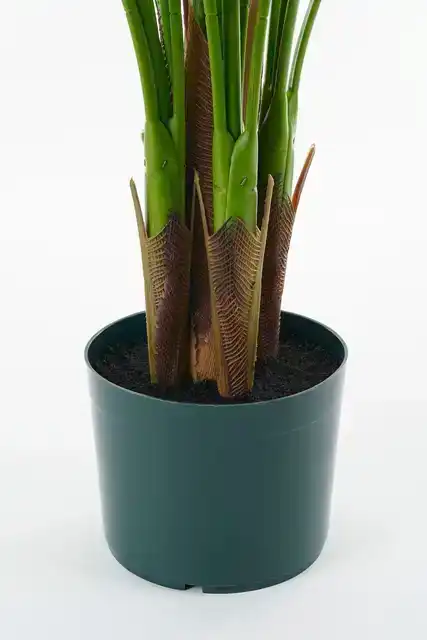 KUNSTPLANT MICA ARECA PALM IN POT GROEN