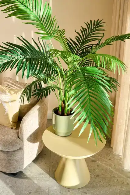 KUNSTPLANT MICA ARECA PALM IN POT GROEN