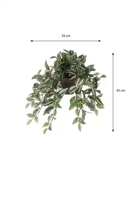 KUNSTPLANT MICA TRADESCANTIA HANGEND