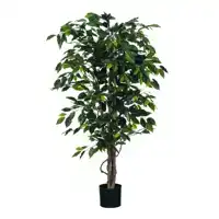 KUNSTPLANT MICA FICUS GROEN IN POT