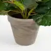 KUNSTPLANT MICA BEGONIA WIT IN POT STAN