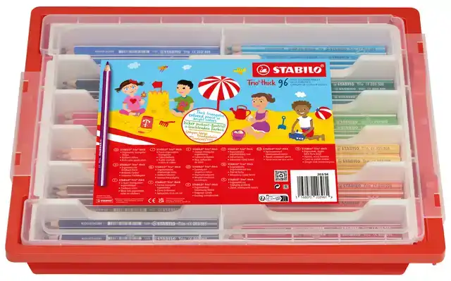 KLEURPOTLOOD STABILO 203 TRIO DIK 96ST