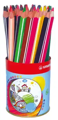 KLEURPOTLOOD STABILO 203 TRIO DIK 38ST