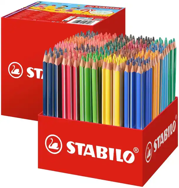 KLEURPOTLOOD STABILO 203 TRIO DIK 300ST
