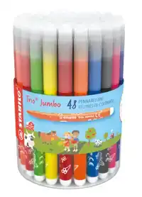 VILTSTIFT STABILO TRIO JUMBO 380 48ST