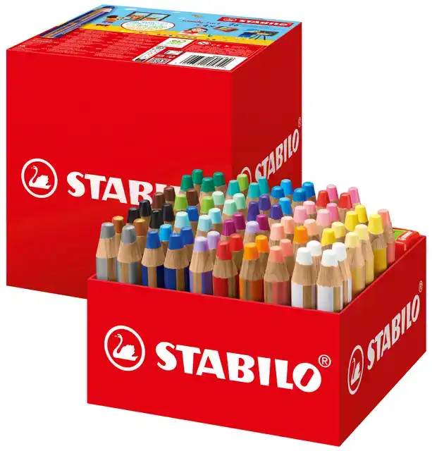 KLEURPOTLOOD STABILO 882 WOODY 3 IN 1