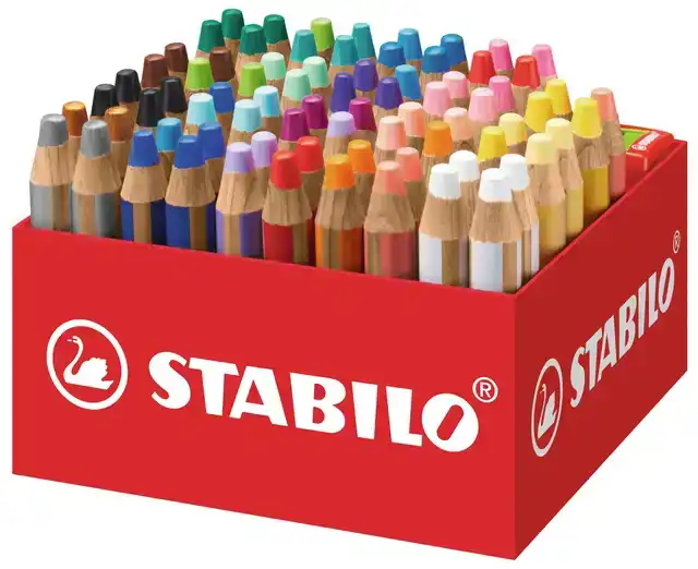 KLEURPOTLOOD STABILO 882 WOODY 3 IN 1