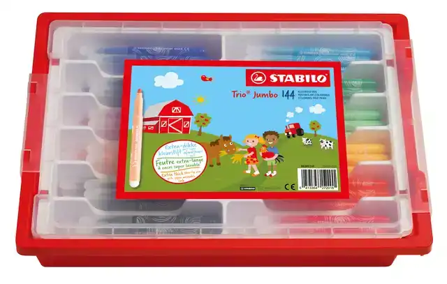 VILTSTIFT STABILO TRIO JUMBO 380 144ST