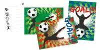 WENSKAART HAZA UITNODIGING GOAL 6 STUKS