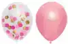 BALLON HAZA PRINSES PINK 30CM 6 STUKS