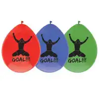 BALLON HAZA GOAL 30CM 6 STUKS ASSORTI
