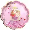 BORD HAZA PRINSES 23CM 8 STUKS