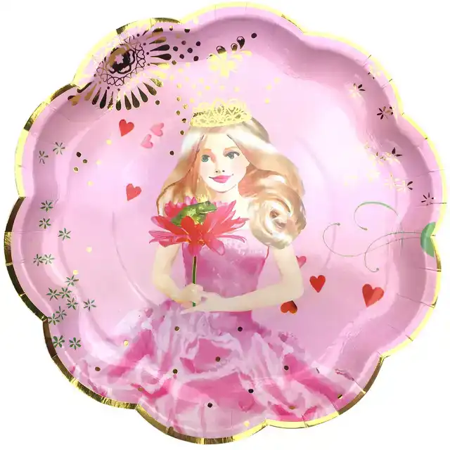 BORD HAZA PRINSES 23CM 8 STUKS