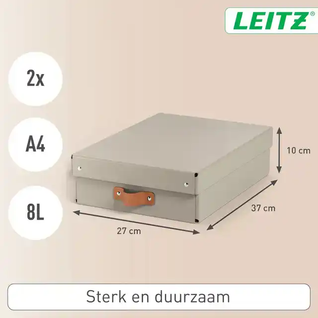 OPBERGDOOS LEITZ PURO DEKSEL 8 LITER