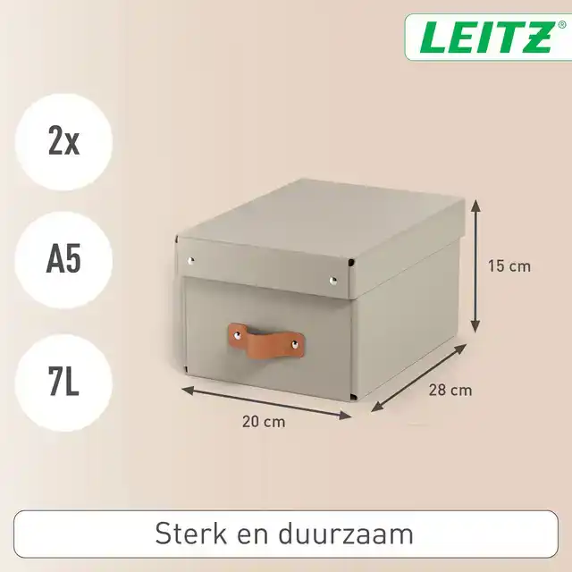 OPBERGDOOS LEITZ PURO DEKSEL 7 LITER