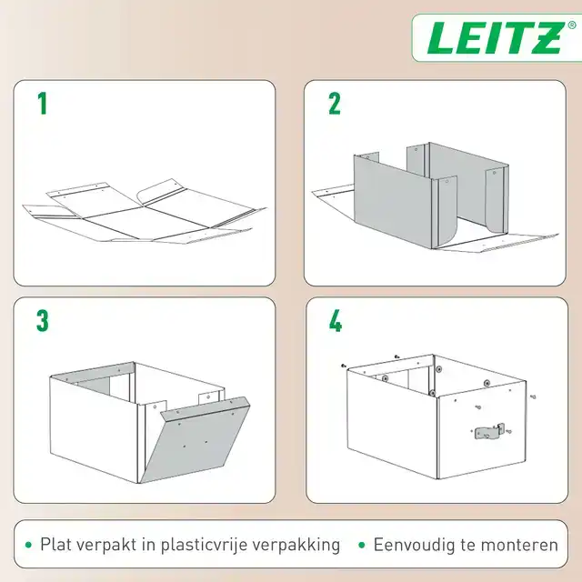 OPBERGDOOS LEITZ PURO DEKSEL 7 LITER