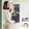 OPBERGTAS LEITZ GESTOFFEERD MET DEKSEL