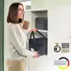 OPBERGTAS LEITZ GESTOFFERD MET DEKSEL