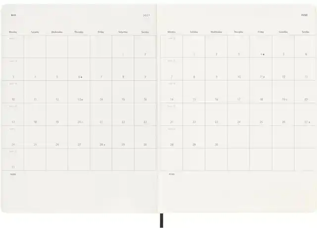 AGENDA 2027 MSK PLAN WEEK XL SC BLACK