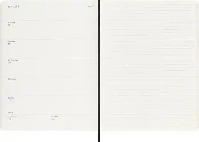 AGENDA 2027 MSK PLAN WEEK XL SC BLACK