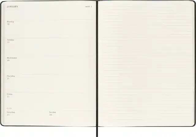 AGENDA 2027 MSK PLAN WEEK XL HC BLACK