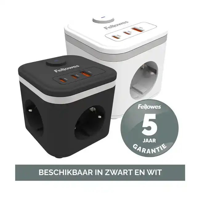 STEKKERBLOK FELLOWES PCF 3V 1XUSB A 2XC
