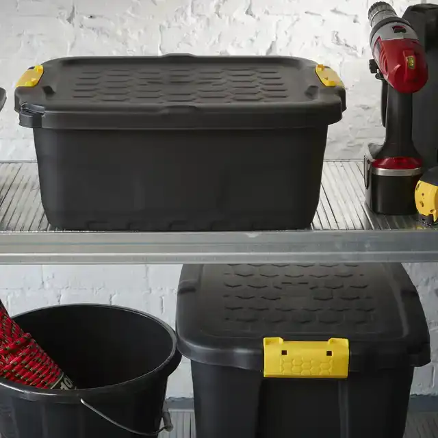 OPBERGBOX BANKERS BOX 24L MET HNDGR
