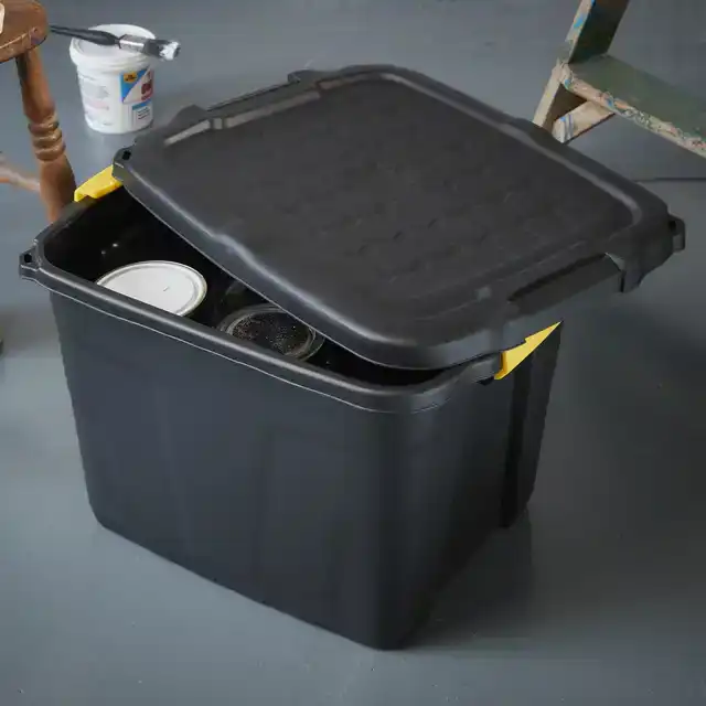 OPBERGBOX BANKERS BOX 42L MET HNDGR