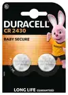 BATTERIJ DURACELL KNOOPCEL 2X CR2430