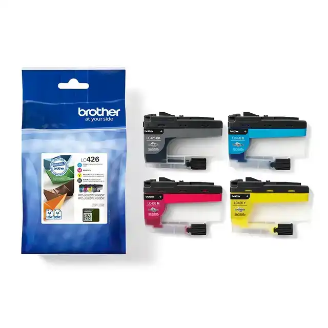 Inktcartridge Brother LC-426VAL zwart + 3 kleuren