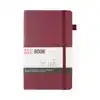 NOTITIEBOEK SAKURA LARGE LIJN MOERBEI