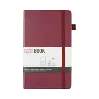 NOTITIEBOEK SAKURA LARGE LIJN MOERBEI