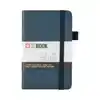 NOTITIEBOEK SAKURA POCKET LIJN DONKER