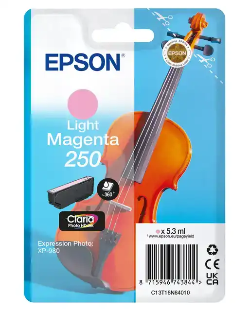 INKTCARTRIDGE EPSON 250 T16N64 LICHT