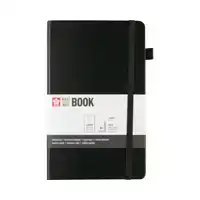 NOTITIEBOEK SAKURA LARGE LIJN ZWART