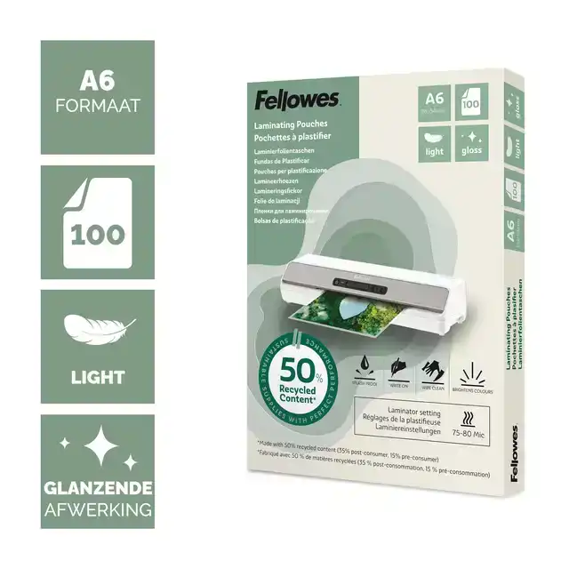 LAMINEERHOES FELLOWES A6 LIGHT