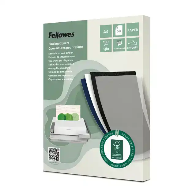 VOORBLAD FELLOWES A4 FSC TRANSLUCENT