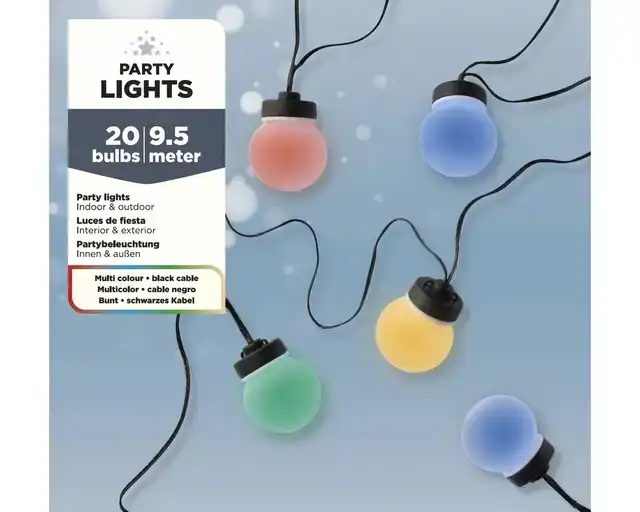 PARTYLIGHT LUMINEO LED 20 BOLLEN 950CM