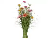KUNSTGRAS EVERLANDS MET BLOEMEN 70CM