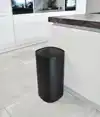 AFVALBAK DESQ TOUCH 50 LITER RVS ZWART