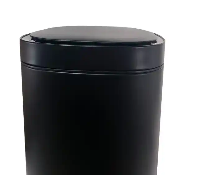 AFVALBAK DESQ SENSOR 40 LITER RVS ZWART